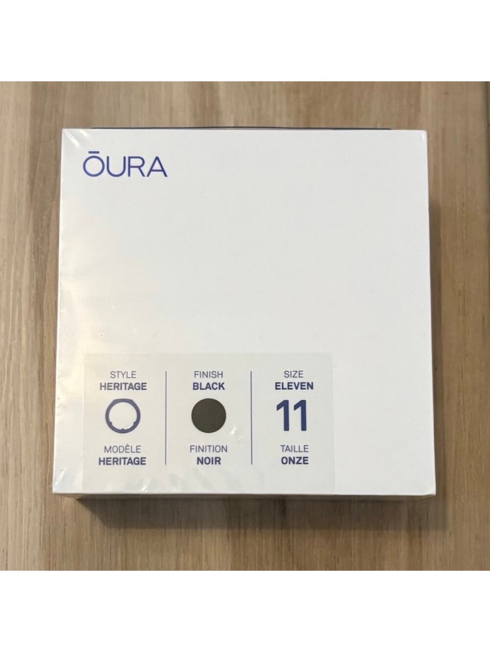 Oura Ring Size 11 Black Gen 3